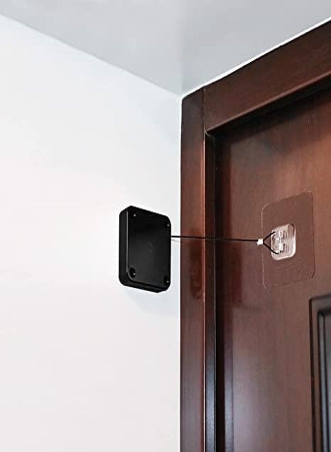 hyndrix™ Punch-Free Automatic Door Closer, Multifunctional Door Closer, Residential Commercial Auto Door Closer with Steel Drawstring, Automatic Closer Door for Bedroom/Room/Storm - Image 4